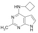4-CYCLOBUTYLAMINO-2-METHYLPYRROLO[2,3-D]PYRIMIDINE