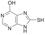 6-HYDROXY-8-MERCAPTOPURINE (6OH8SP)